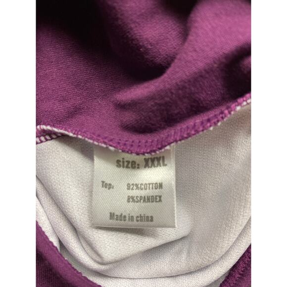 Brand New WYHDY Girls 3X Purple Dance Unitard Leotard Sleeveless One Piece - Picture 3 of 5